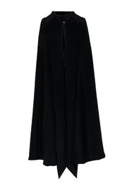Current Boutique-Kate Spade - Black Mock Neck Draped Shift Dress Sz 4