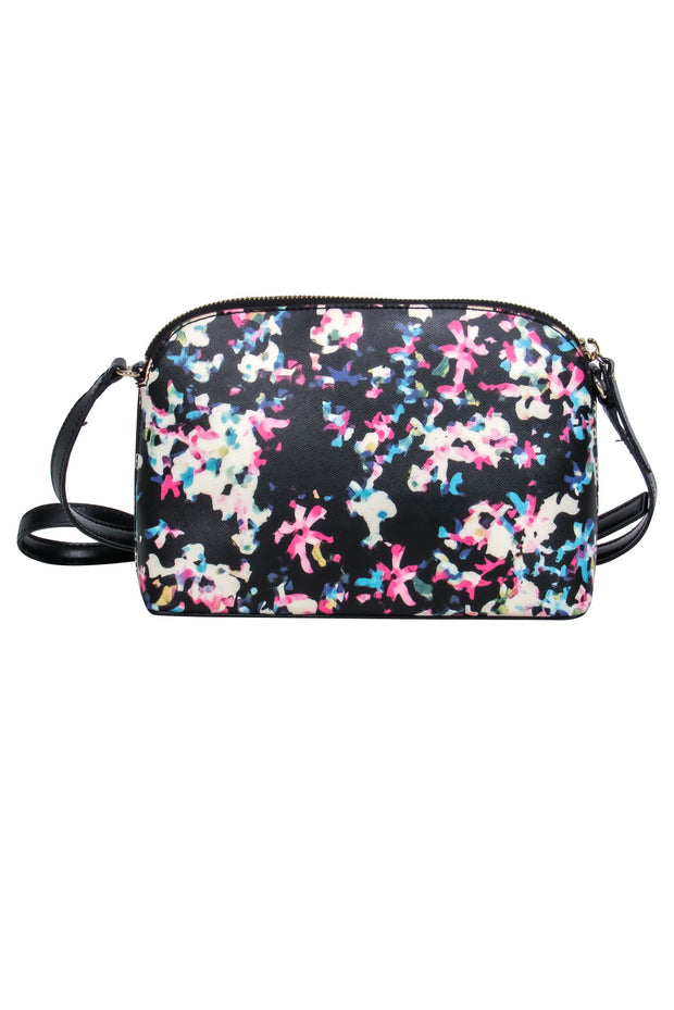 Current Boutique-Kate Spade - Black & Multicolor Abstract Print Crossbody Purse