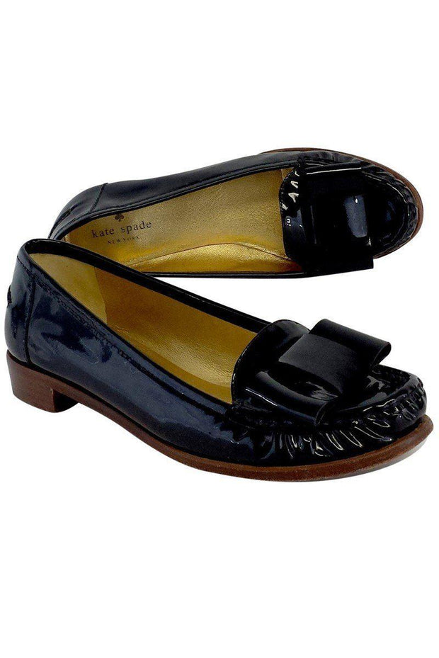 Current Boutique-Kate Spade - Black Patent Leather Loafers Sz 6