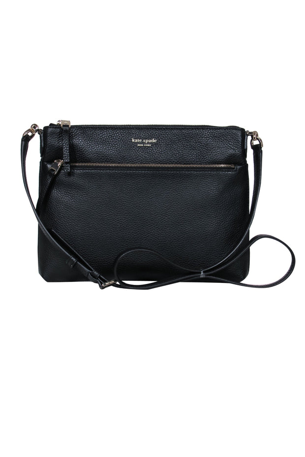 Current Boutique-Kate Spade - Black Pebbled Leather Crossbody Bag