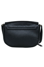 Current Boutique-Kate Spade - Black Pebbled Leather Flap Closure w/ Bow