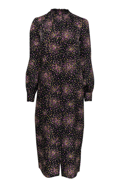 Current Boutique-Kate Spade - Black Polka Dot Button-Up Maxi Dress Sz XS