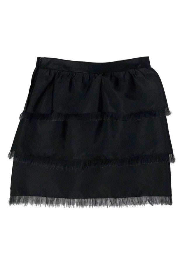 Current Boutique-Kate Spade - Black Silk Miniskirt Sz 4