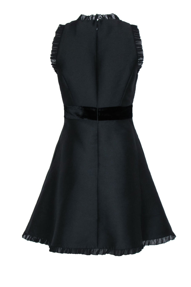 Kate Spade - Black Sleeveless Fit & Flare Dress w/ Ruffles Sz 4 – Current  Boutique