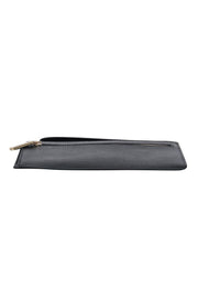 Current Boutique-Kate Spade - Black Textured Leather Wristlet