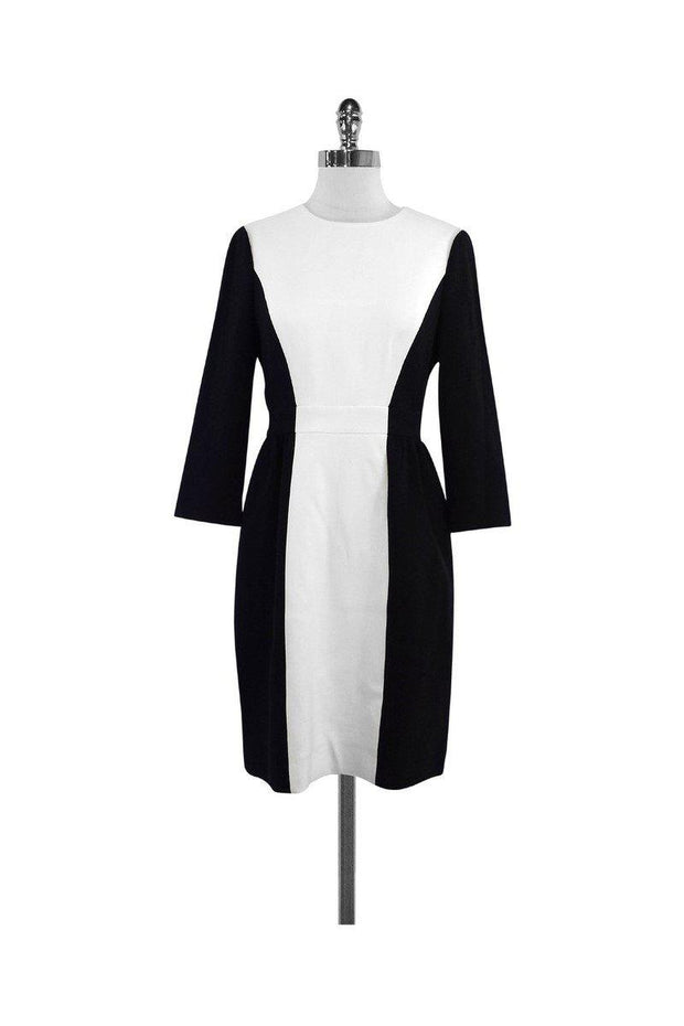 Current Boutique-Kate Spade - Black & White Colorblock Dress Sz 4