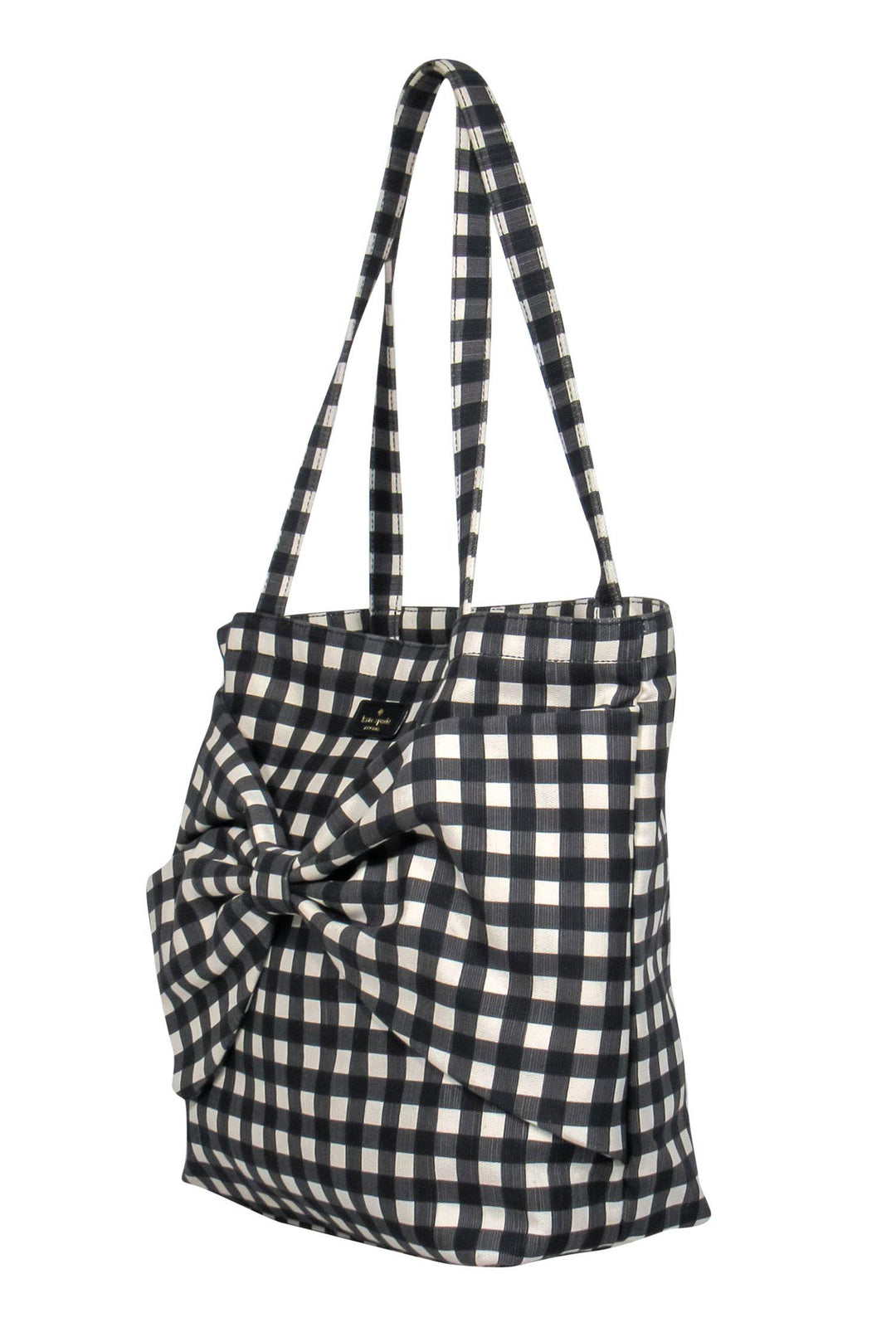 Kate Spade picnic cheapest gingham small bucket bag