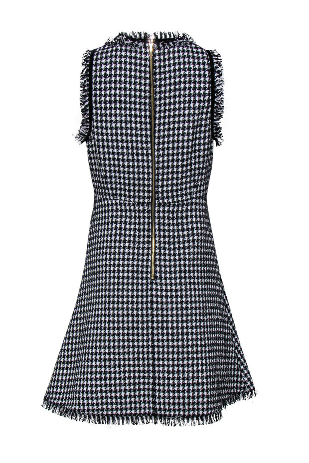 Current Boutique-Kate Spade - Black & White Houndstooth Sparkly Tweed Dress Sz 6