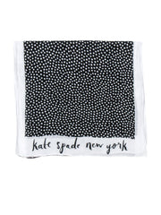 Current Boutique-Kate Spade - Black & White Lightweight Polka Dot Scarf