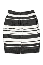 Current Boutique-Kate Spade - Black & White Sequin Pencil Skirt Sz 0