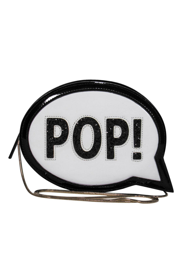 Current Boutique-Kate Spade - Black & White Speech Bubble "Pop!" Crossbody