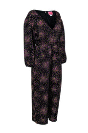 Current Boutique-Kate Spade - Black w/ Multi Color Speckled Jumpsuit Sz 10