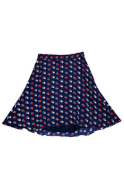 Current Boutique-Kate Spade - Blue Circle Print Skirt Sz 2