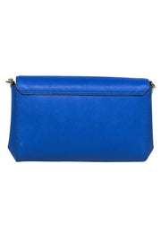 Current Boutique-Kate Spade - Blue Textured Leather Convertible Crossbody Bag