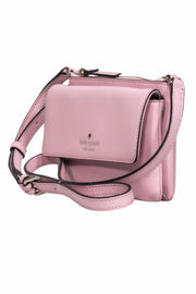 Current Boutique-Kate Spade - Blush Zipper & Fold-Over Crossbody