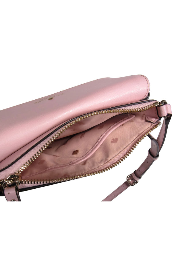 Current Boutique-Kate Spade - Blush Zipper & Fold-Over Crossbody