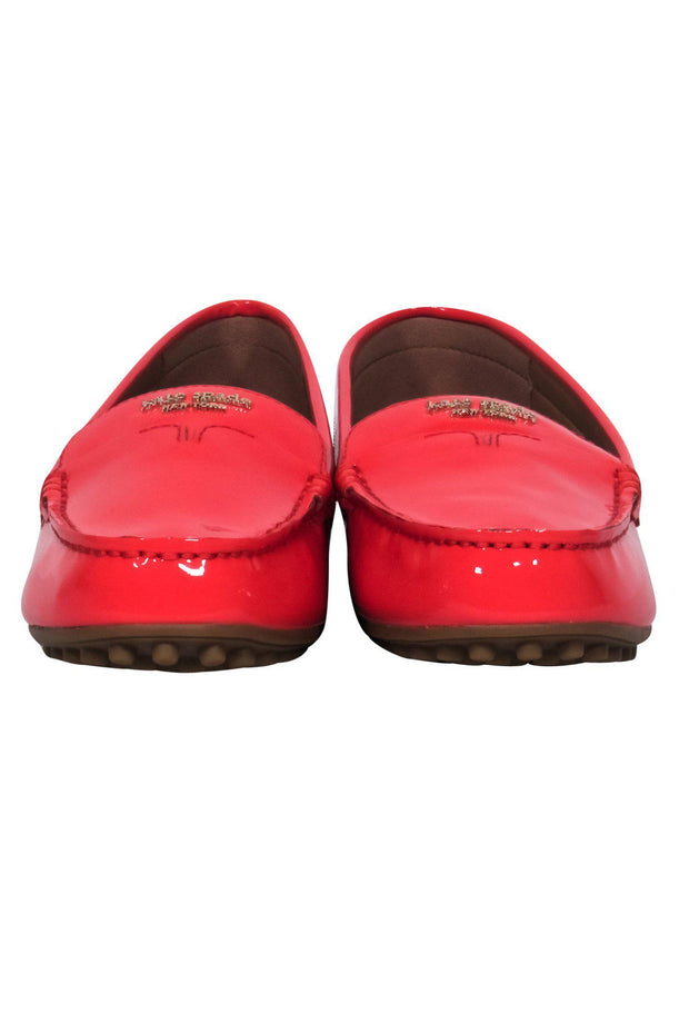Current Boutique-Kate Spade - Bright Red Patent Leather "Deck" Loafers Sz 8