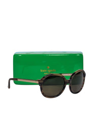 Current Boutique-Kate Spade - Brown Marbled Round Sunglasses