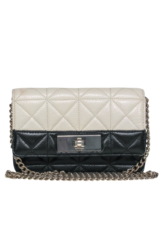 Chanel Black Patent Mademoiselle Lock Convertible Clutch Bag