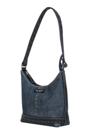 Current Boutique-Kate Spade - Dark Wash Denim & Leather Stitched Mini Handbag