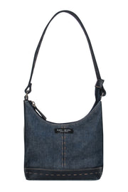 Current Boutique-Kate Spade - Dark Wash Denim & Leather Stitched Mini Handbag