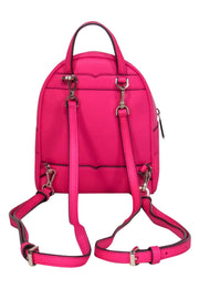 Current Boutique-Kate Spade - Fuchsia Textured Leather Mini Backpack