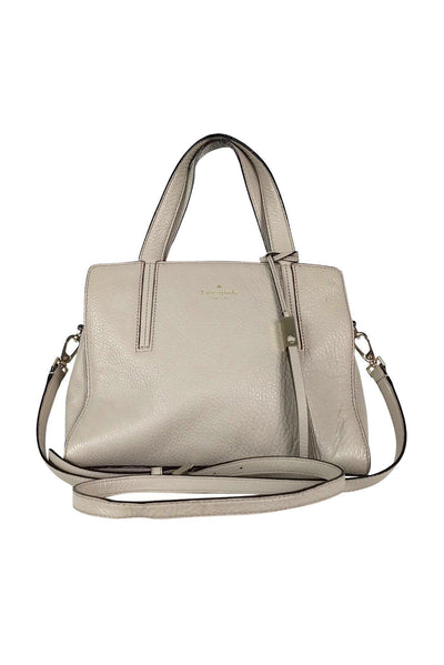 Current Boutique-Kate Spade - Grey Dominique Satchel Bag