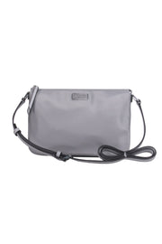 Current Boutique-Kate Spade - Grey Nylon Triple Gusset Crossbody Purse