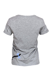 Current Boutique-Kate Spade - Grey T-Shirt w/ Black Cat Graphic Sz XS