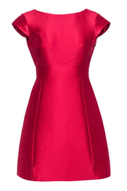 Current Boutique-Kate Spade - Hot Pink Cap Sleeve Open Back Mini Cocktail Dress Sz 2