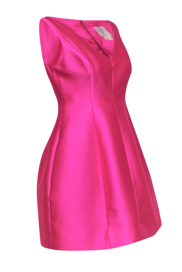 Current Boutique-Kate Spade – Hot Pink V-Neck Fit & Flare Sleeveless Dress Sz 4