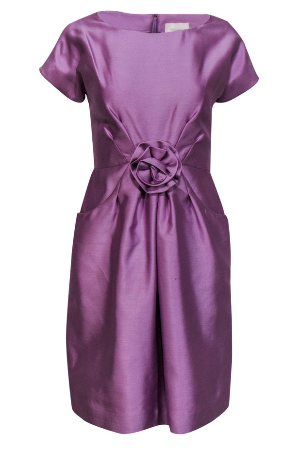Current Boutique-Kate Spade - Lavender Sheath Dress w/ Rose Detail Sz 2