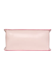Current Boutique-Kate Spade - Light Pink Leather Structured Crossbody w/ Hot Pink Contrast