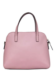 Current Boutique-Kate Spade - Light Pink Pebbled Leather Convertible Satchel w/ Bow