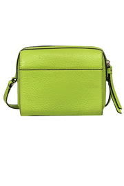 Current Boutique-Kate Spade - Lime Green Leather Crossbody w/ Floral Cutouts