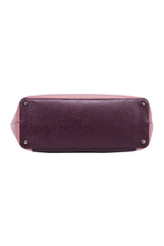 Current Boutique-Kate Spade - Mauve & Raspberry Colorblock Large Leather Tote