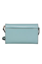 Current Boutique-Kate Spade - Mint Textured Leather Convertible Clutch
