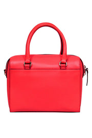 Current Boutique-Kate Spade - Neon Pink Bow Front Leather Carryall