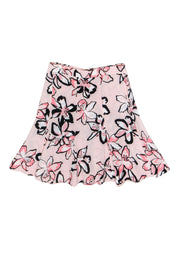 Current Boutique-Kate Spade - Pink Floral Flared Skirt Sz 6
