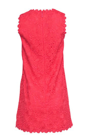 Current Boutique-Kate Spade - Pink Floral Lace Sleeveless Shift Dress Sz 0