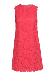 Current Boutique-Kate Spade - Pink Floral Lace Sleeveless Shift Dress Sz 0