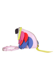 Current Boutique-Kate Spade - Pink Parrot Crossbody w/ Multicolor Feathers