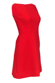 Current Boutique-Kate Spade - Red Boat Neck Fit & Flare Cocktail Dress Sz 2