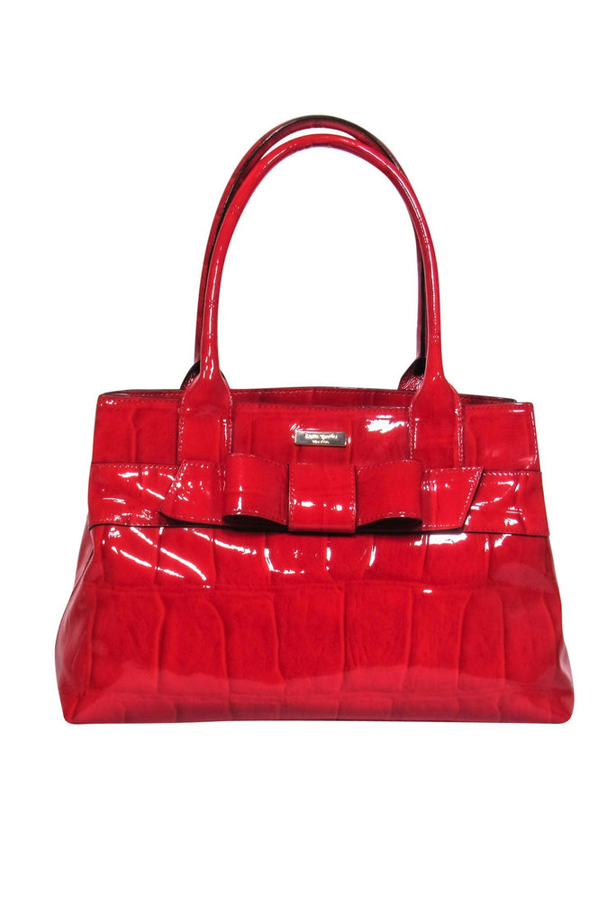 Kate Spade New York Quinn Beale Street Black Patent Purse handbag shoulder  bag | eBay
