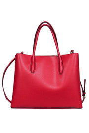 Current Boutique-Kate Spade - Red Pebbled Leather Convertible Crossbody Tote