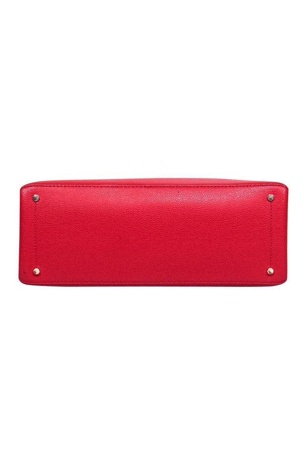 Current Boutique-Kate Spade - Red Pebbled Leather Convertible Crossbody Tote