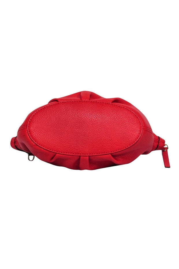 Current Boutique-Kate Spade - Red Pebbled Leather Domed Crossbody