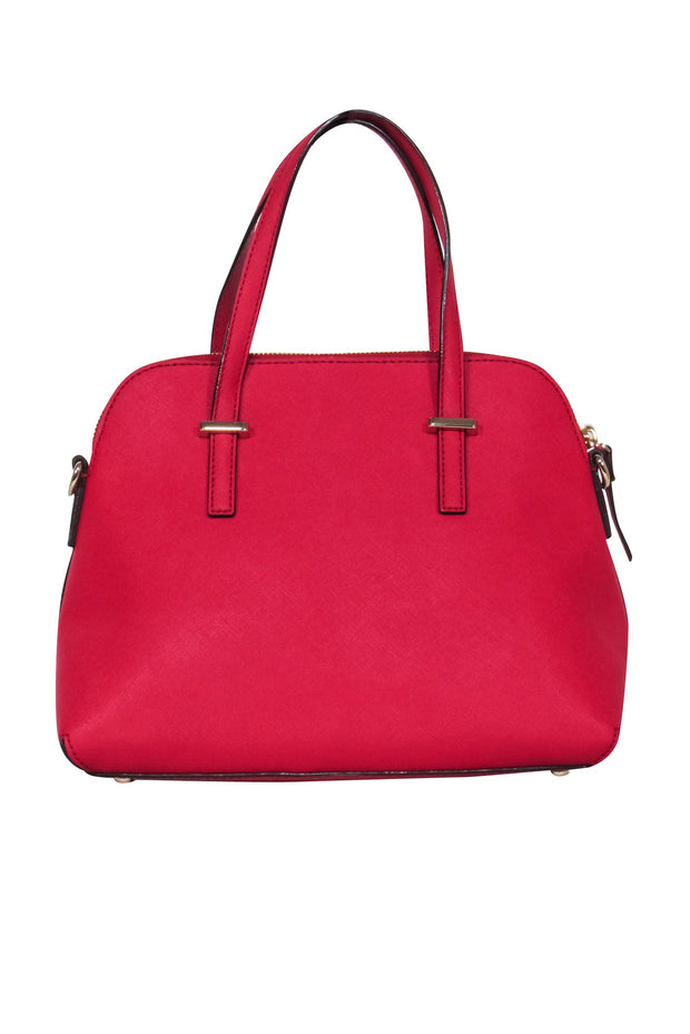 Current Boutique-Kate Spade - Red Saffiano Leather Satchel Bag