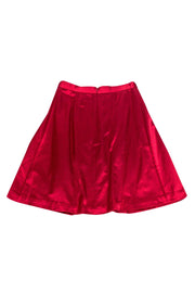 Current Boutique-Kate Spade - Red Satin Circle Skirt Sz 4