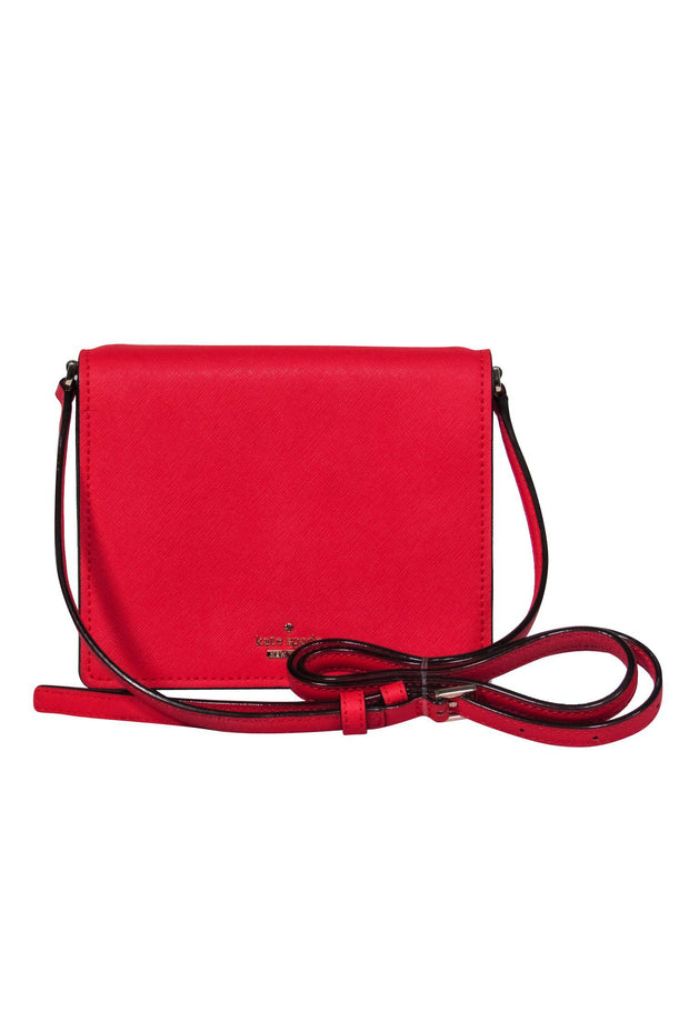Leather handbag Kate Spade Red in Leather - 13817702